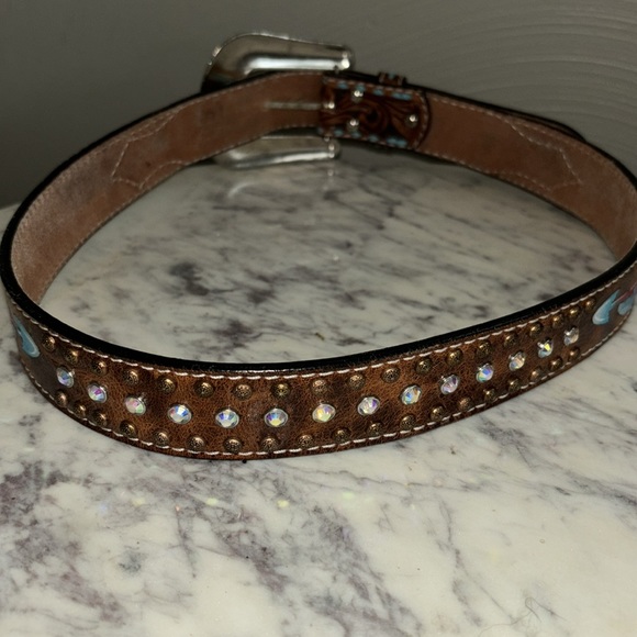 Angel Ranch hand tooled belt - Picture 5 of 7